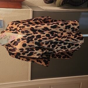 Cheetah Print Women's Cardigan